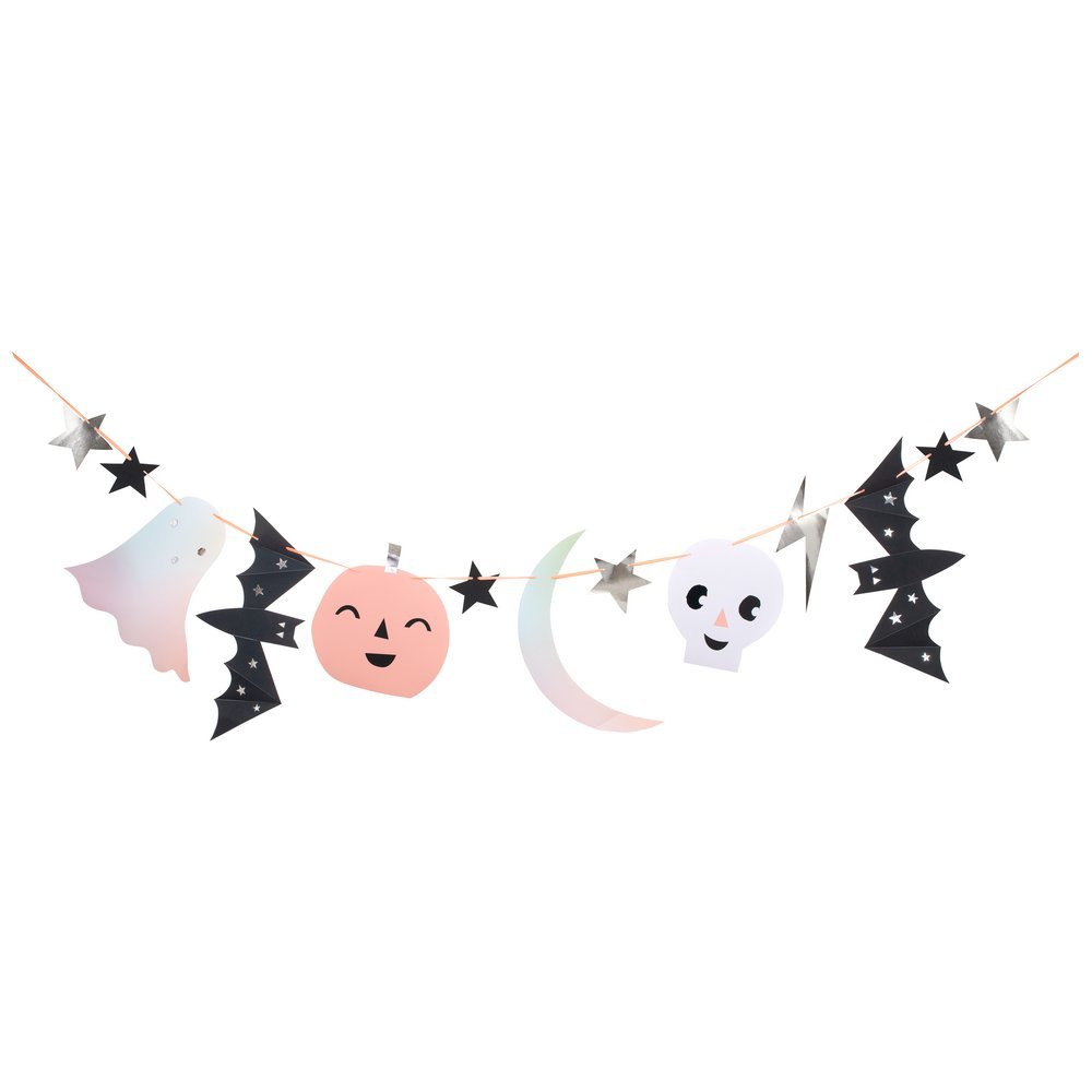 Meri Meri Party Pastel Halloween Garland - bubblegum market