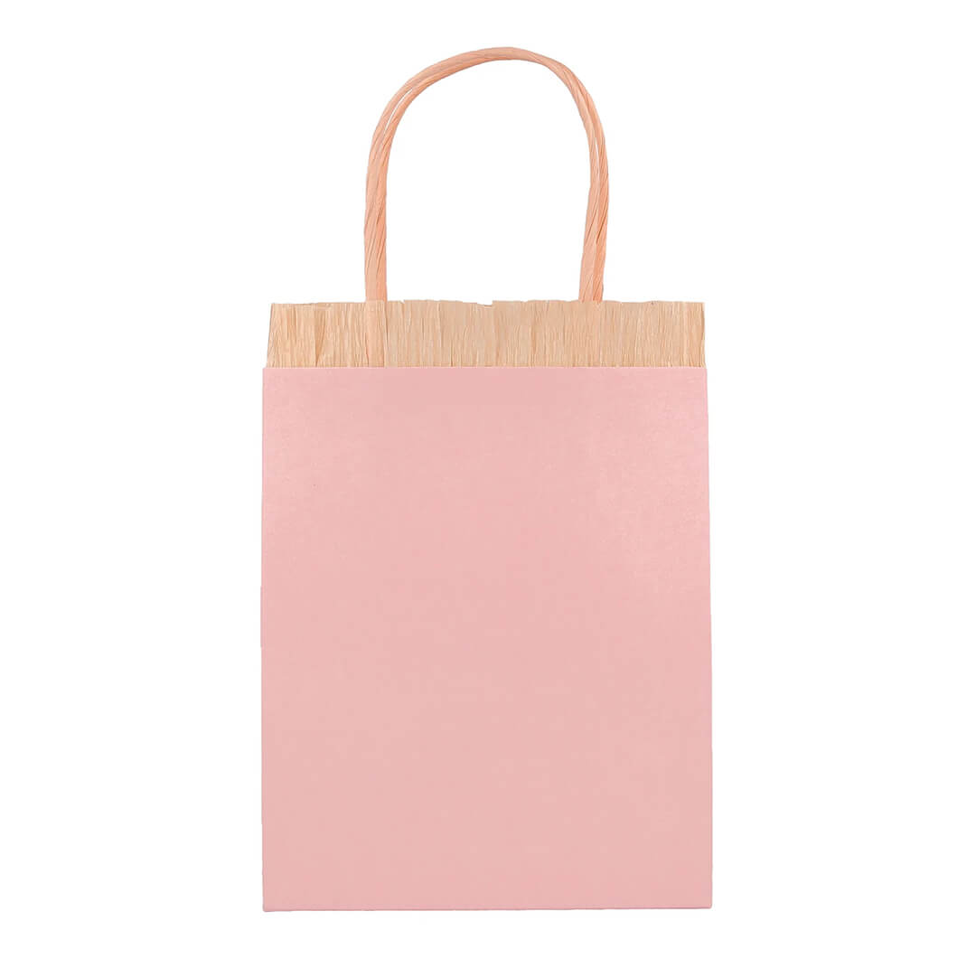 Meri Meri Party Pink Fringe Favor / Treat Bags - bubblegum market