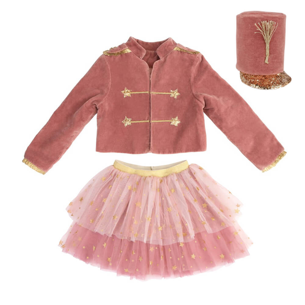Meri Meri Party Pink Soldier Costume 3 - 4 Years - bubblegum market