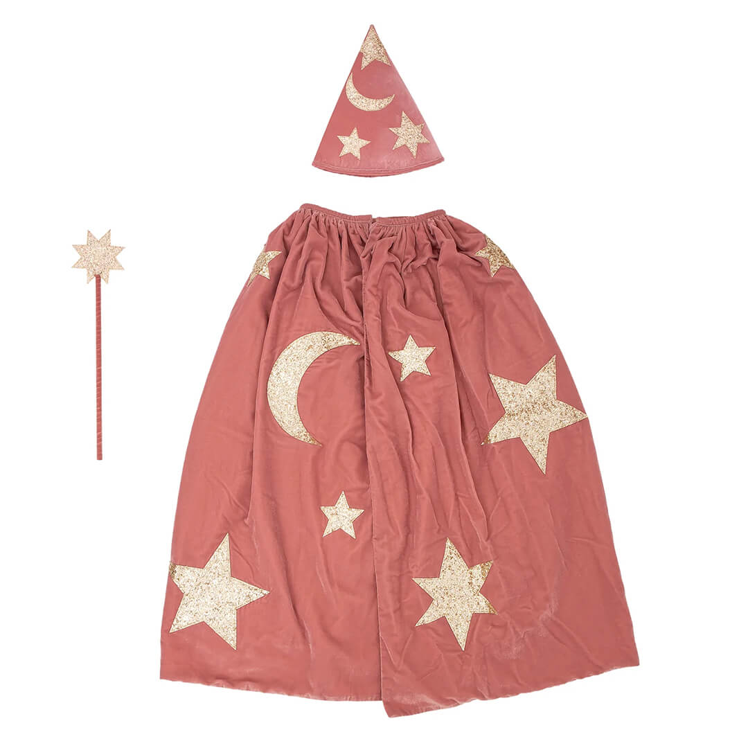 Meri Meri Party Pink Velvet Wizard Costume - bubblegum market