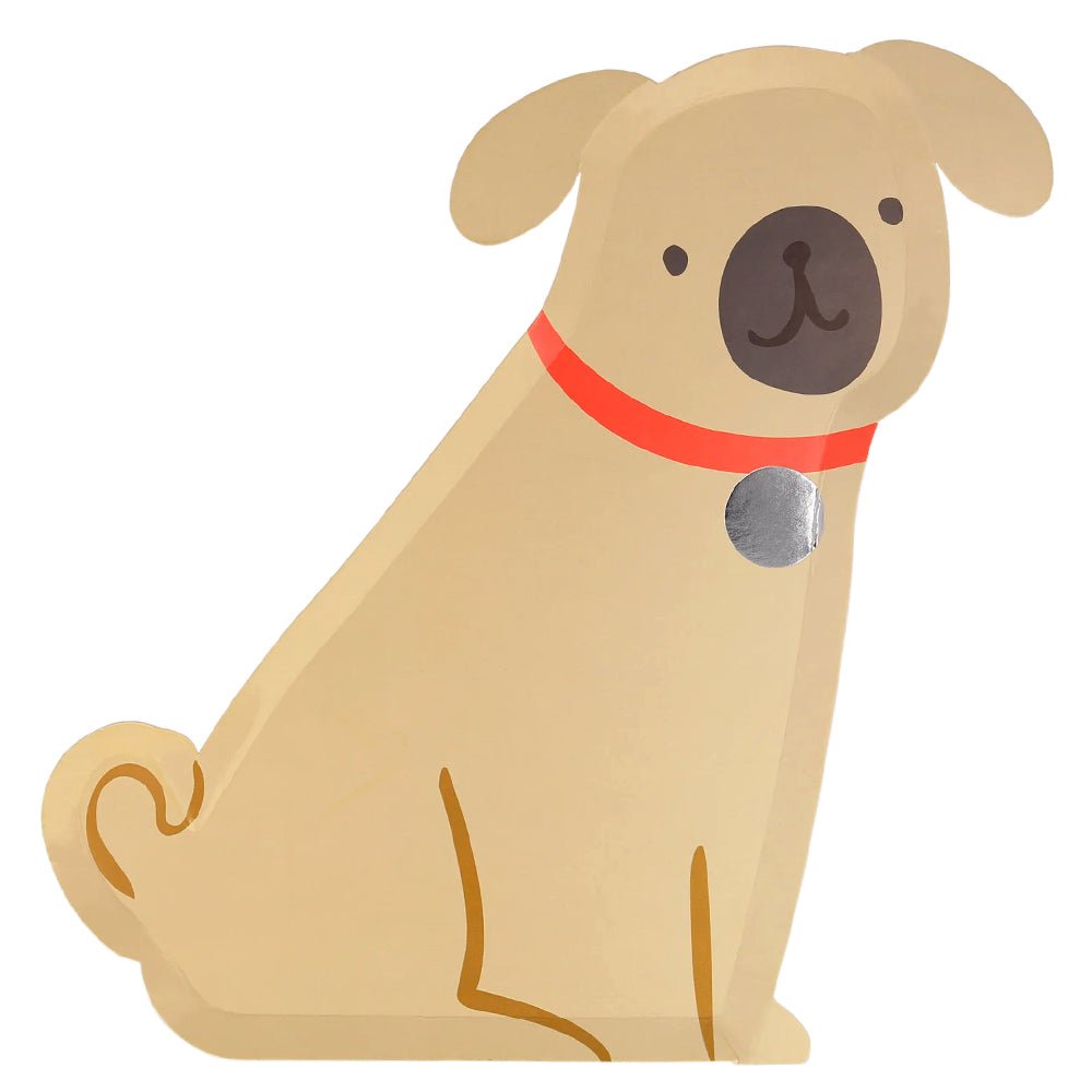 Meri Meri Party Pug Plates 9" - bubblegum market