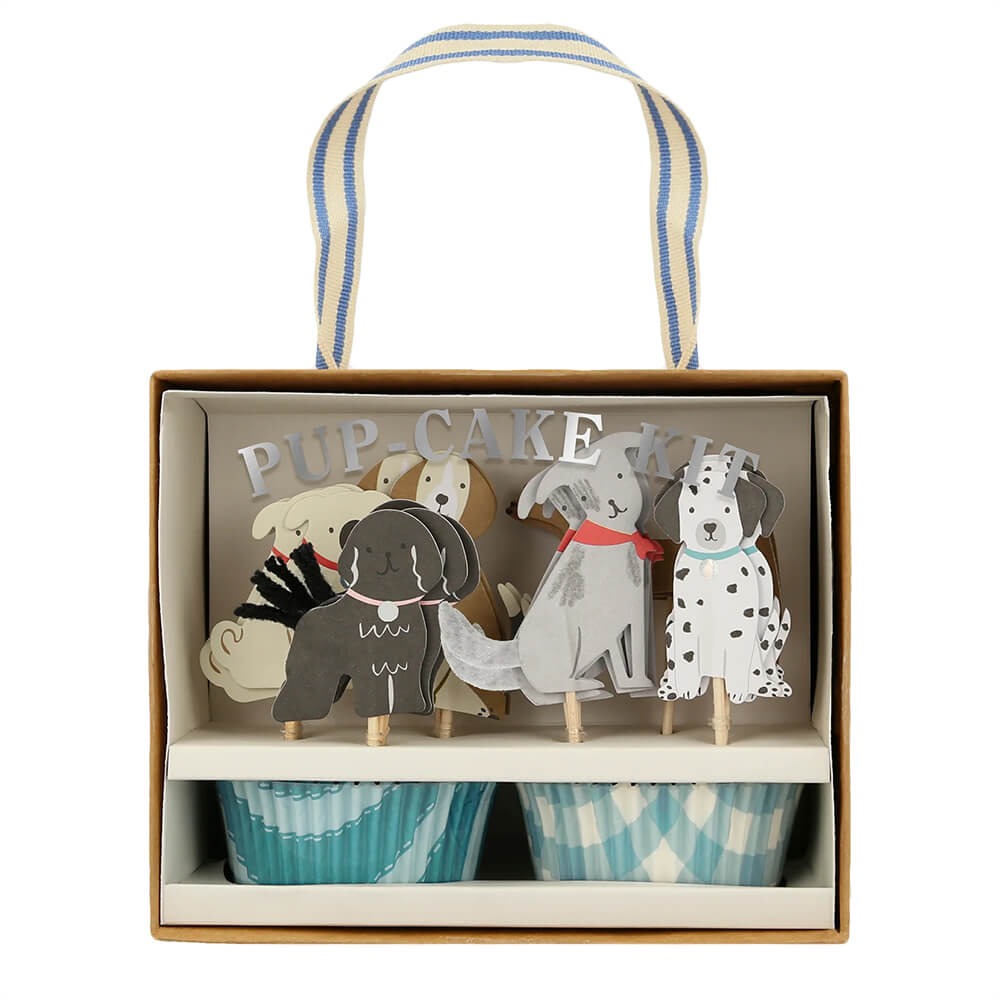 Meri Meri Party Puppy Cupcake Kit - bubblegum market