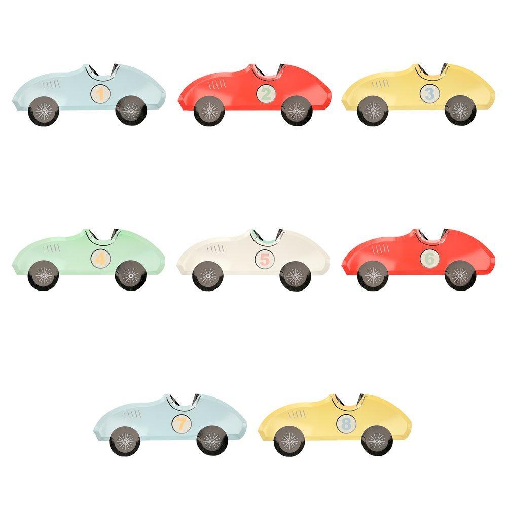 Meri Meri Party Race Car Plates - bubblegum market