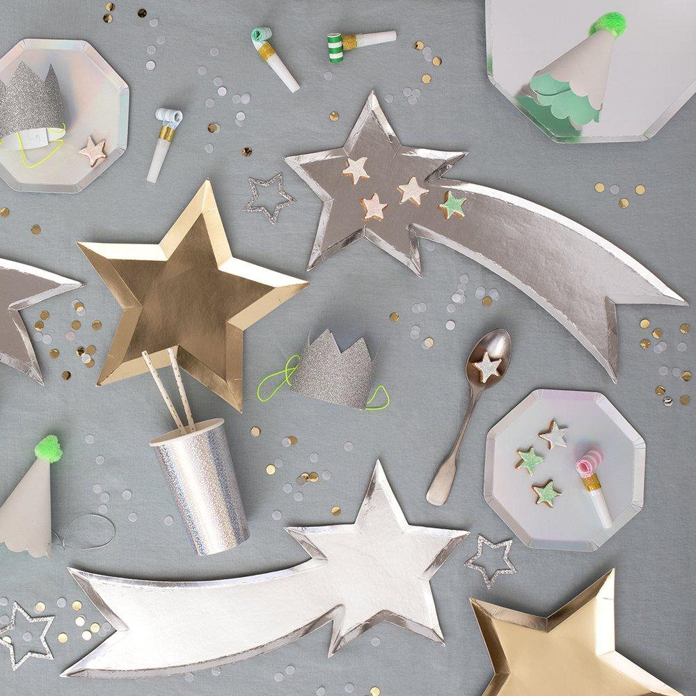 Meri Meri Party Shooting Star Platters - bubblegum market