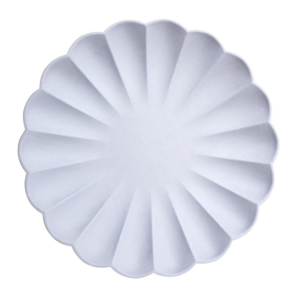 Meri Meri Party Soft Lilac Compostable Large Plates 9.5" - bubblegum market