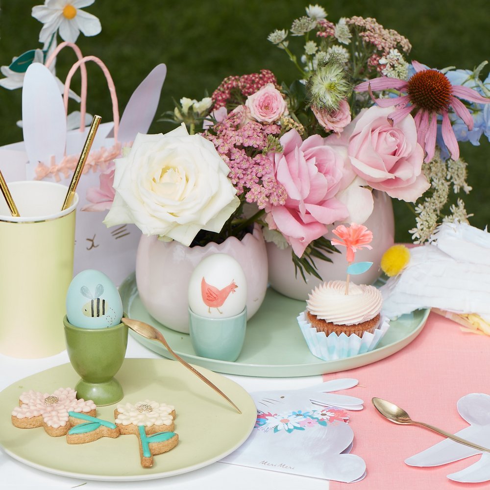 Meri Meri Party Spring Bunny Egg Decorating Tattoo Kit - bubblegum market