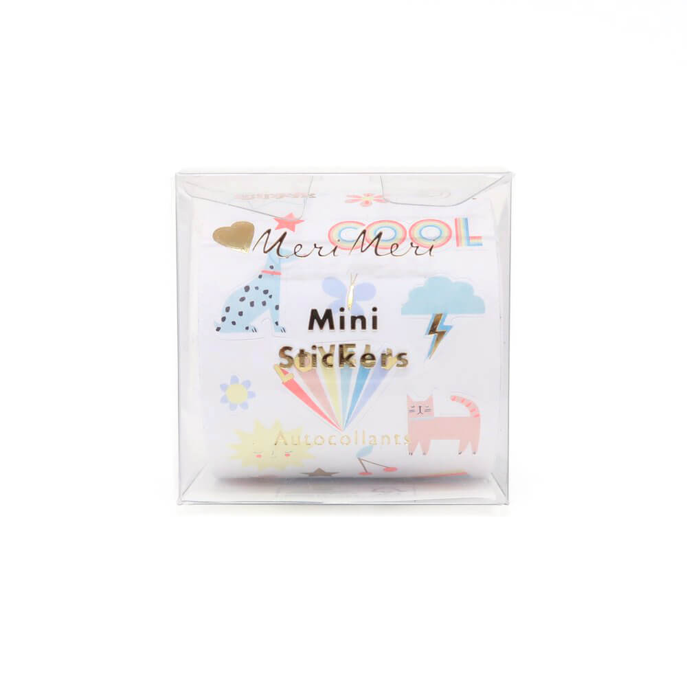 Meri Meri Party Summer Icon Mini Stickers - bubblegum market