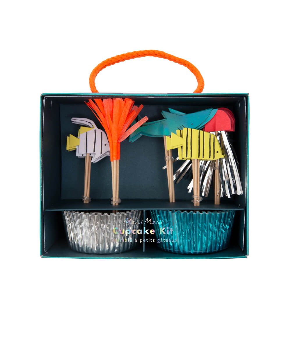 Meri Meri Party Under the Sea Cupcake Kit - bubblegum market