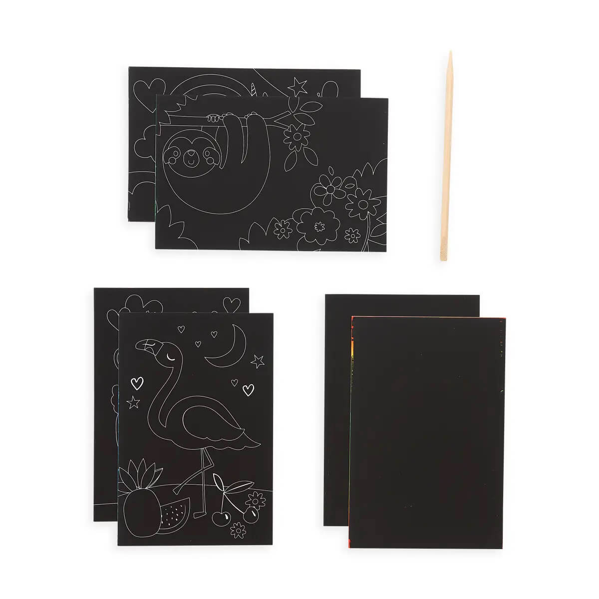 Mini Scratch & Scribble Art Kit: Funtastic Friends - bubblegum market