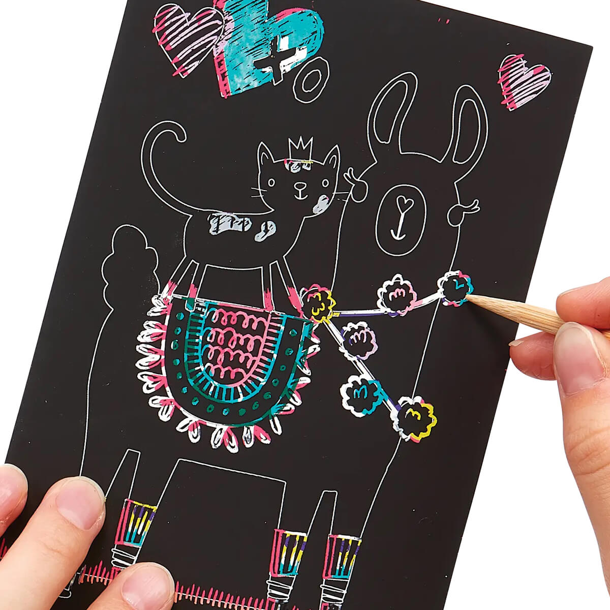 Mini Scratch & Scribble Art Kit: Funtastic Friends - bubblegum market