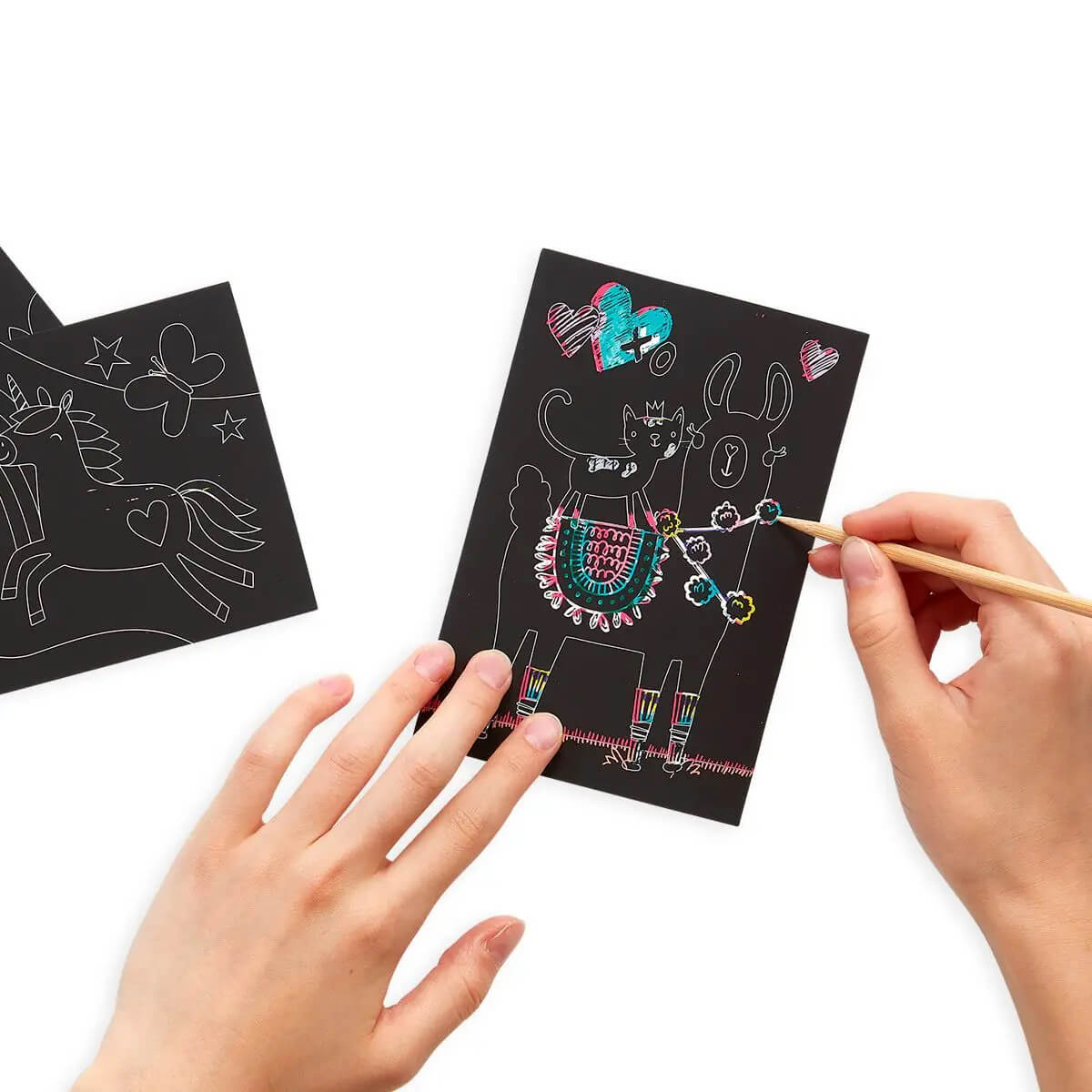 Mini Scratch & Scribble Art Kit: Funtastic Friends - bubblegum market