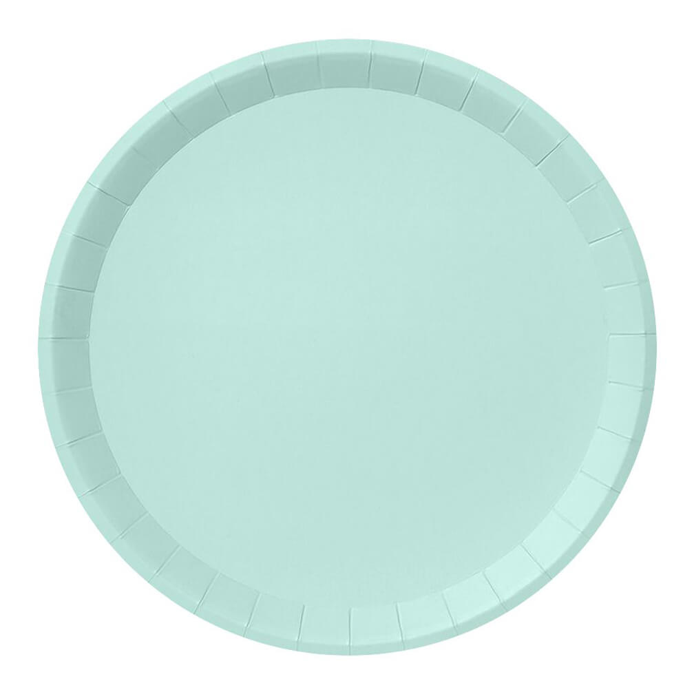 Mint Classic Paper Party Large Plates 9.25" - bubblegum market