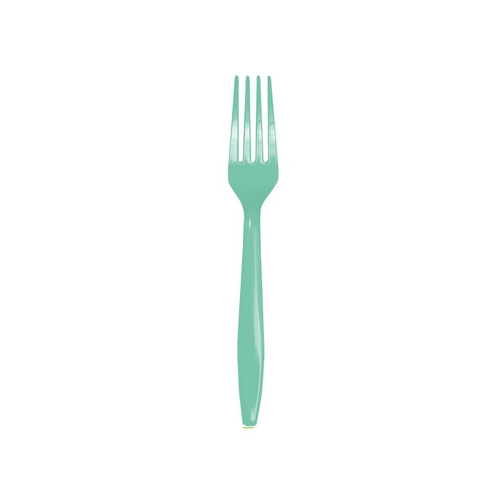 Mint Plastic Forks 24ct - bubblegum market