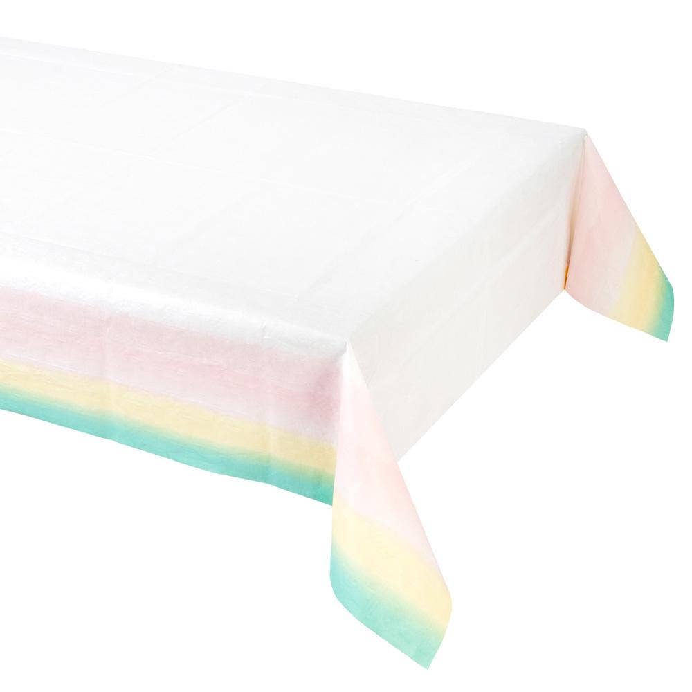 Multicolor Pastel Table Cover - bubblegum market