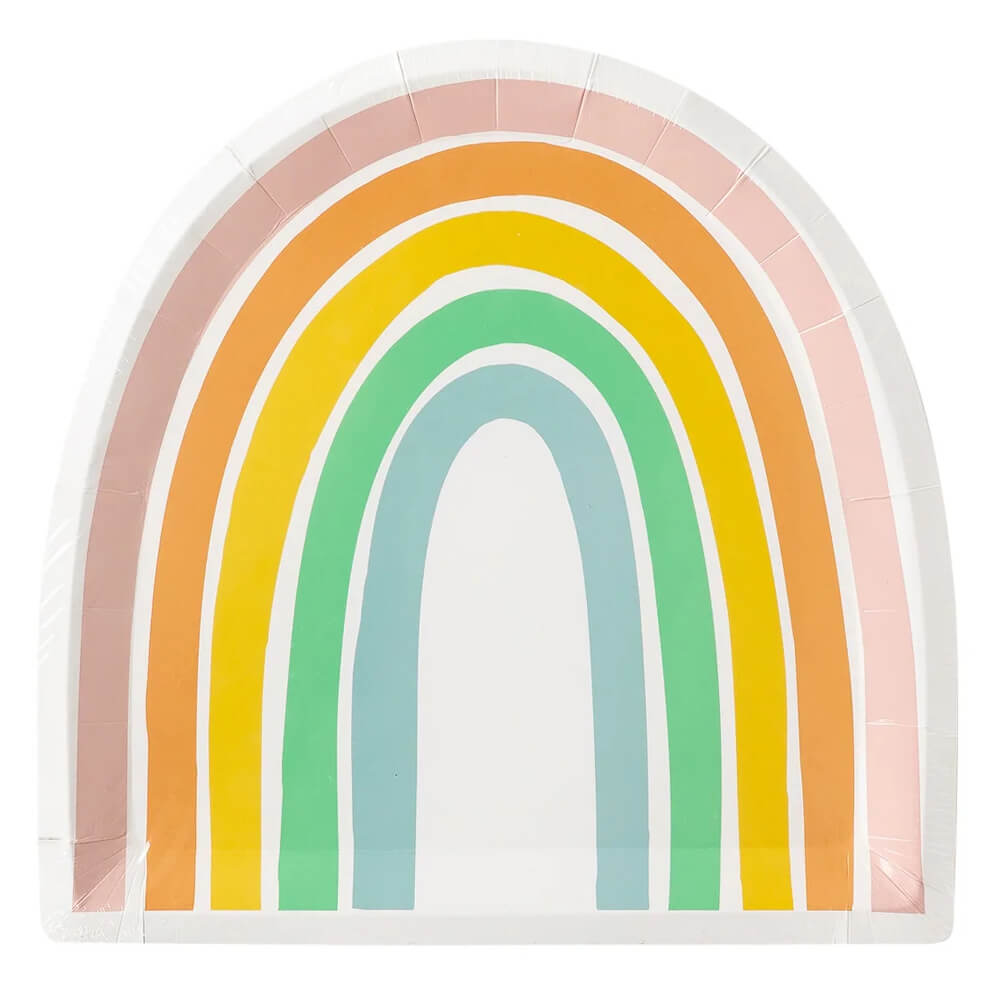 Muted Rainbow Plates 10" - bubblegum market