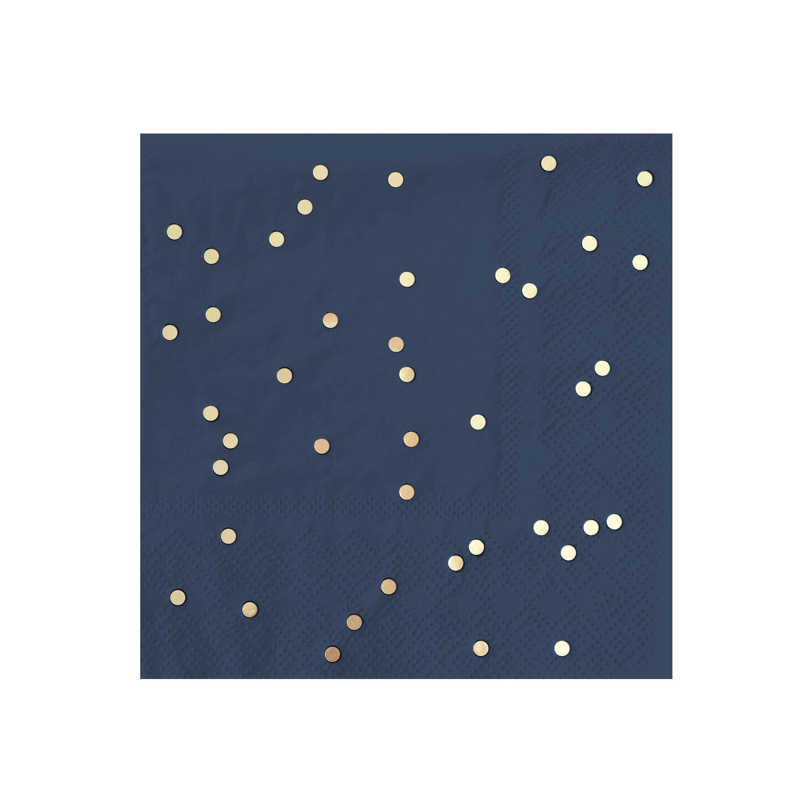 Navy & Gold Confetti Napkins - bubblegum market
