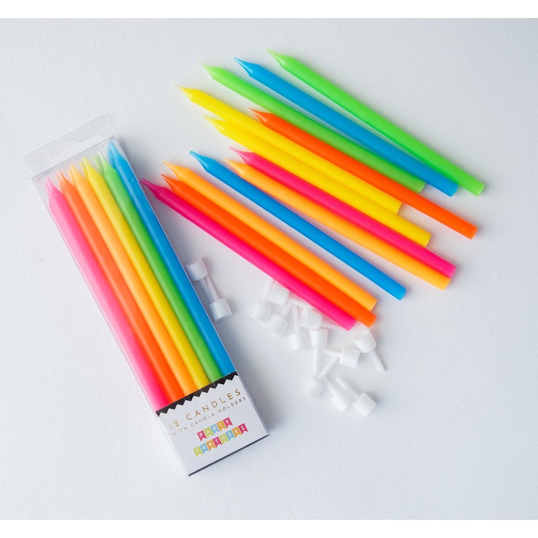 Neon Rainbow Candle Set - bubblegum market