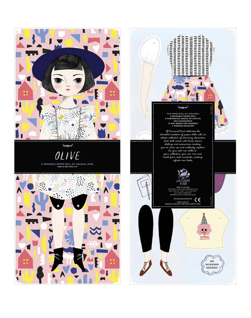 Olive Paper Doll Kit - bubblegum market