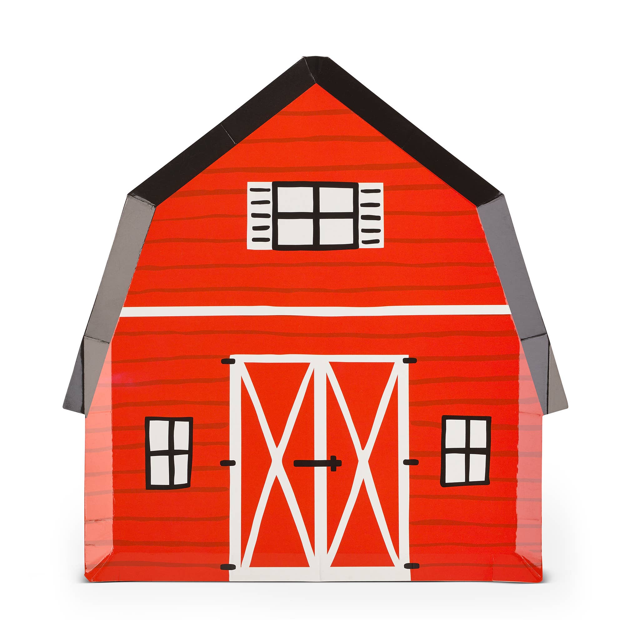 On the Farm Red Barn Party Plates 9.5" - bubblegum market