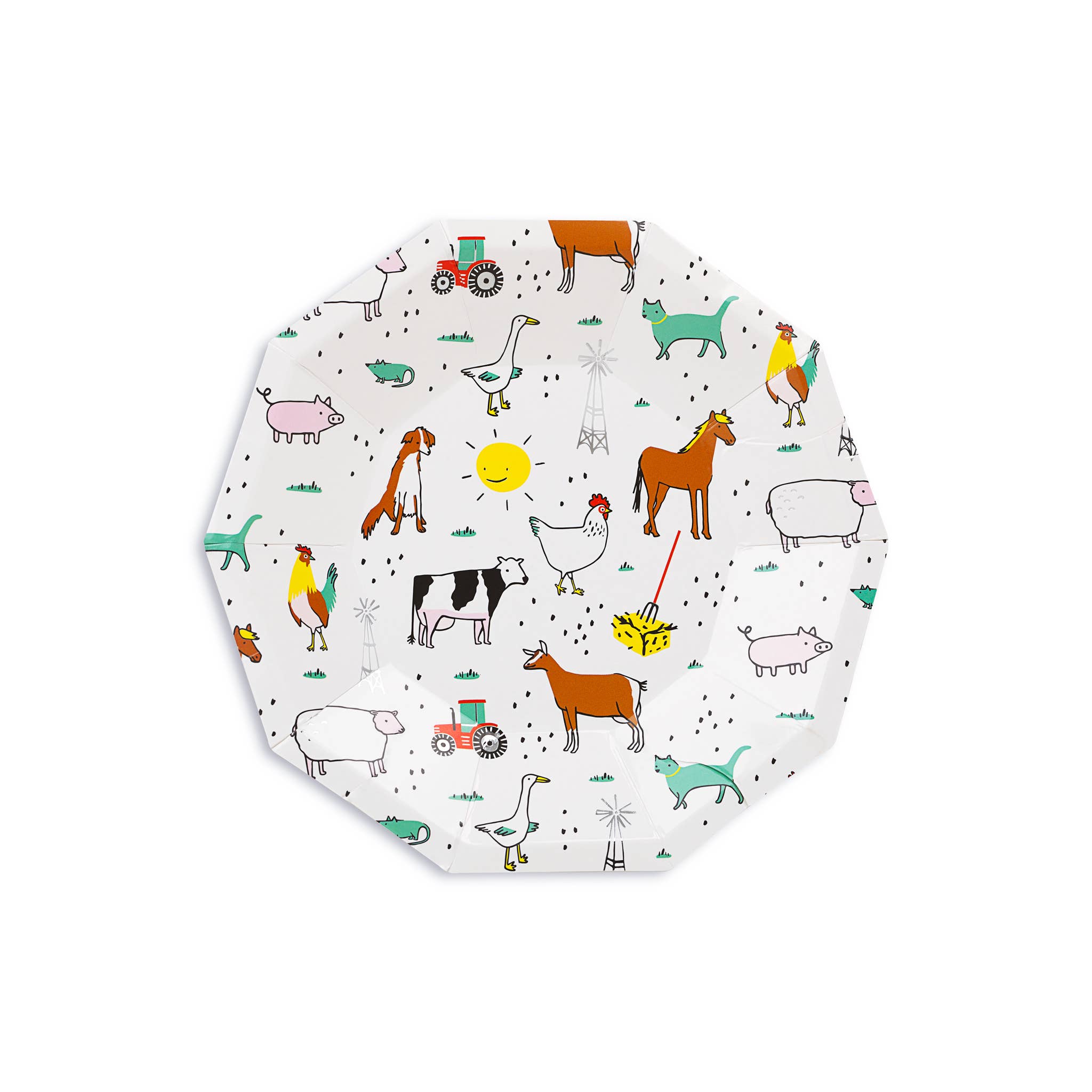 On the Farm Small Plates 7.5" - bubblegum market