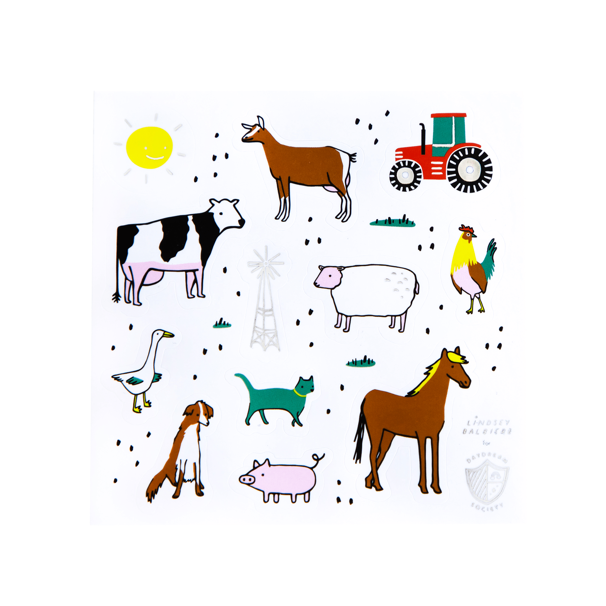 On the Farm Sticker Sheets (4pk) - bubblegum market