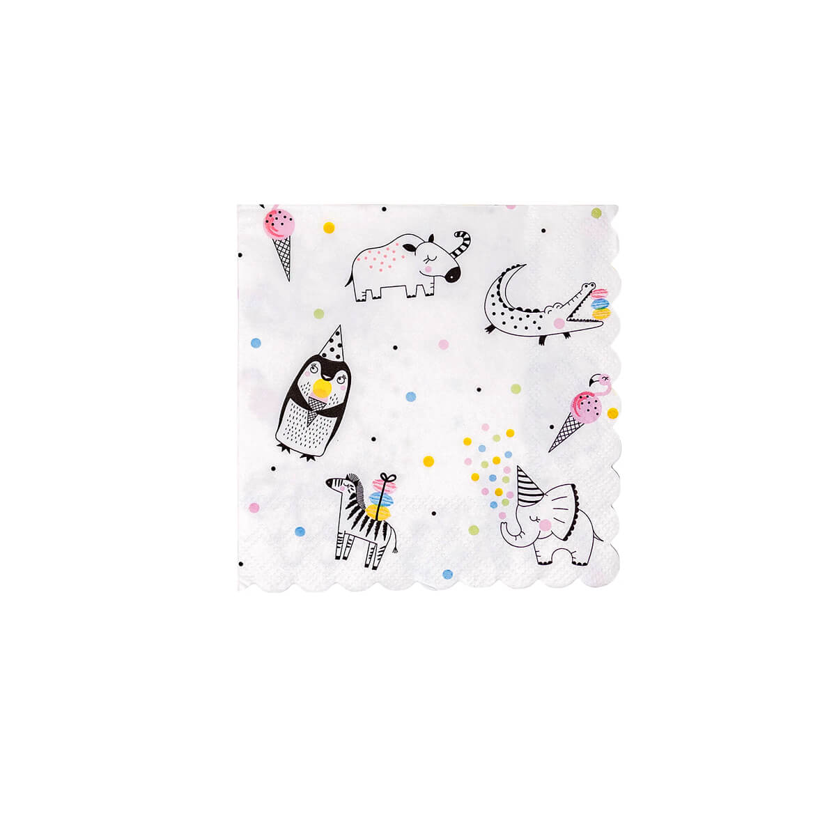 Party Animal Cocktail Napkins - bubblegum market