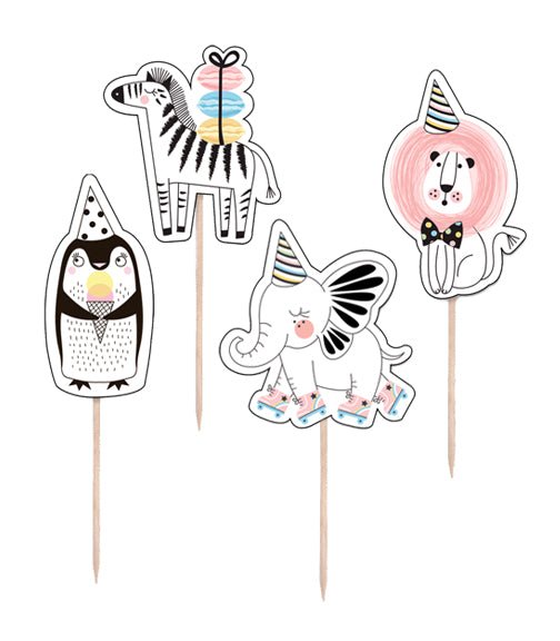 Party Animals Treat Picks - bubblegum market