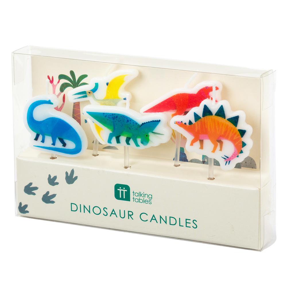 Party Dinosaur Candles - bubblegum market