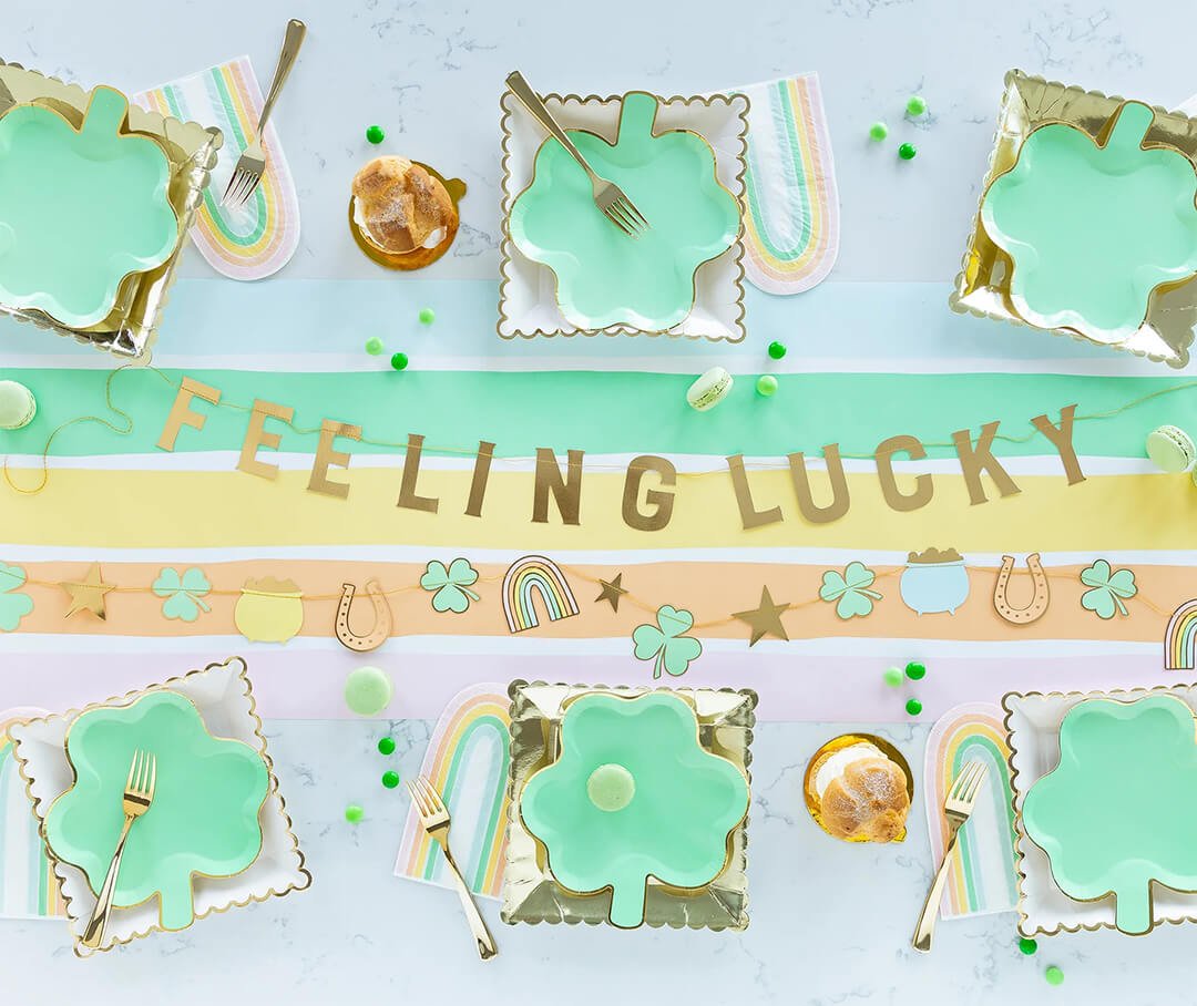Pastel "Feeling Lucky" Banner Set - bubblegum market