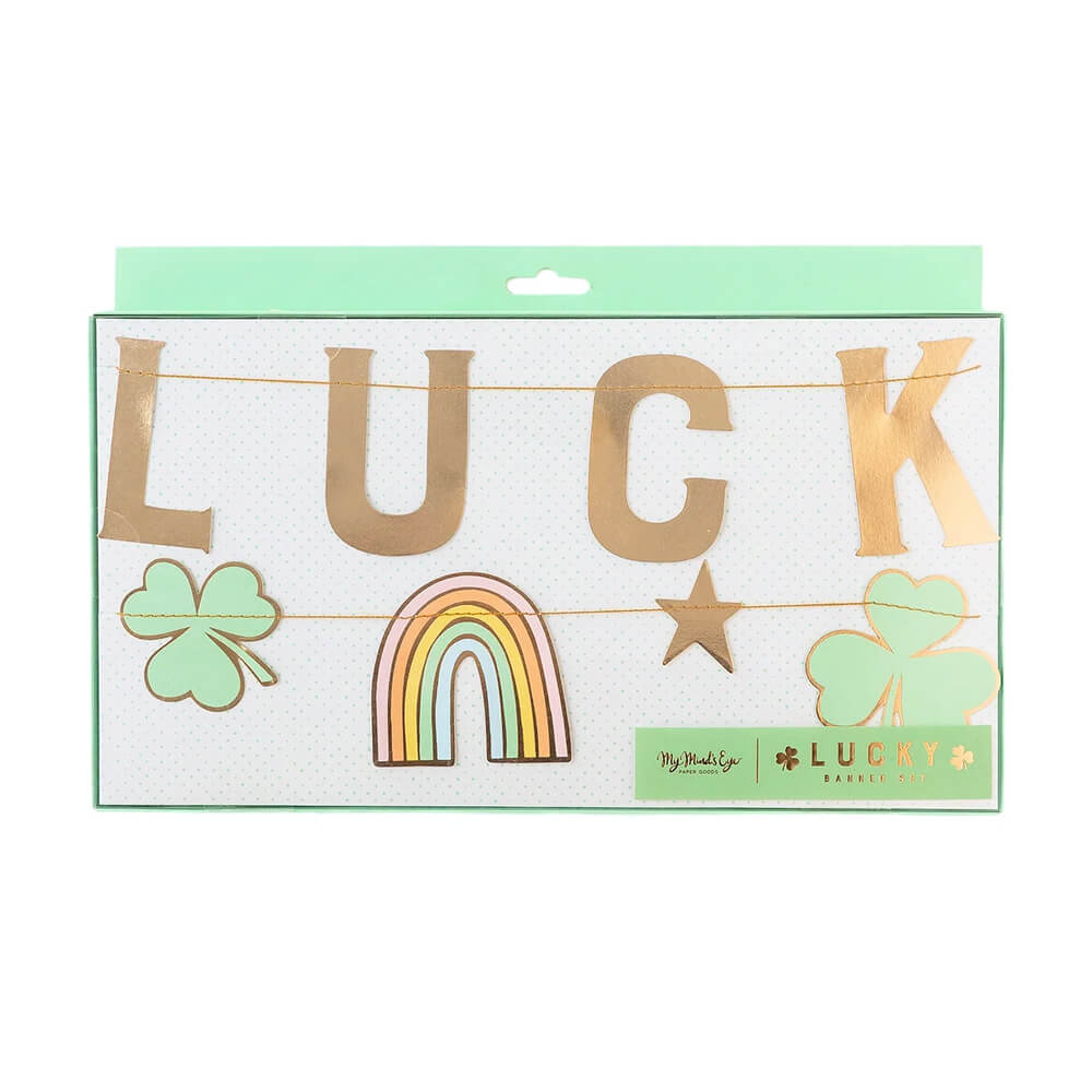 Pastel "Feeling Lucky" Banner Set - bubblegum market