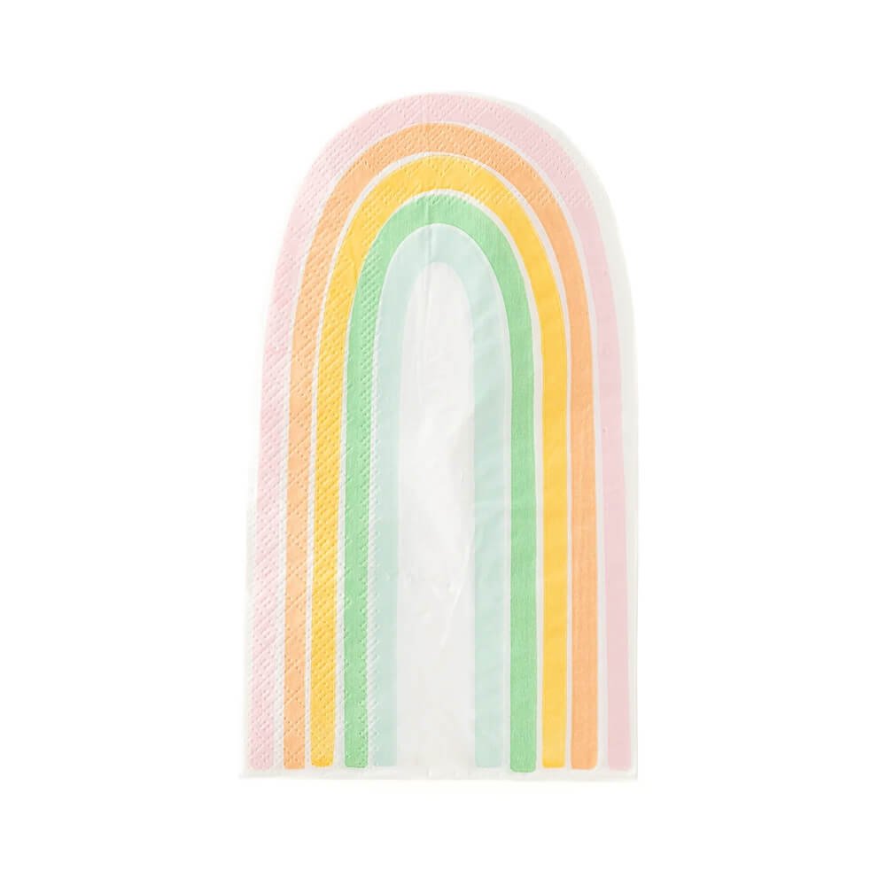 Pastel Rainbow Napkins - bubblegum market