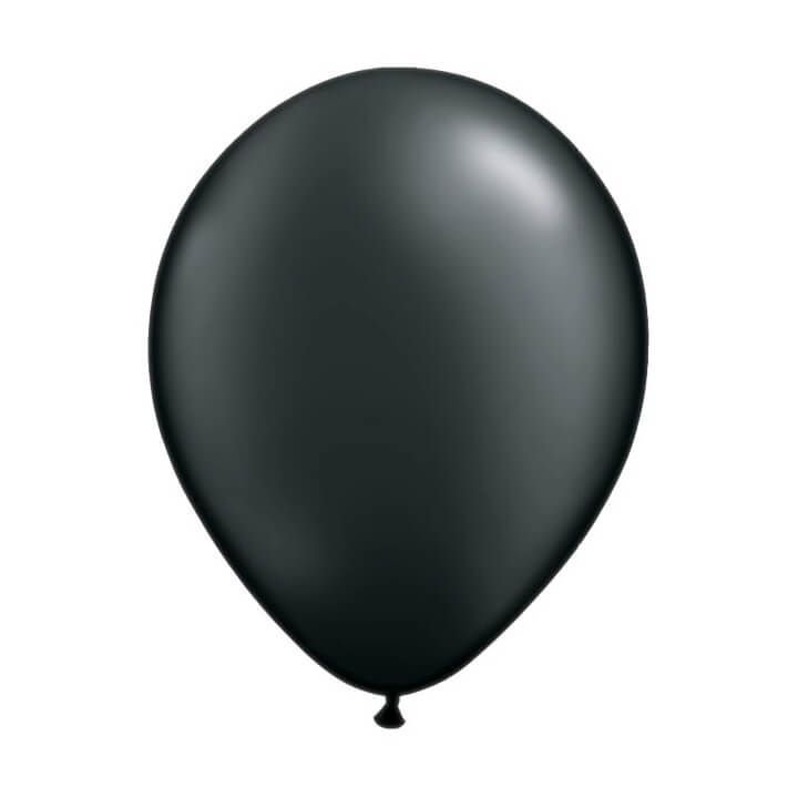 Pearl Onyx Black Latex Balloons - bubblegum market