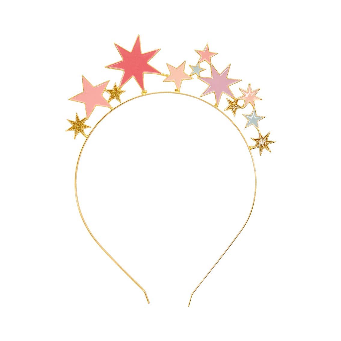 Pink and Gold Star Headband - bubblegum market