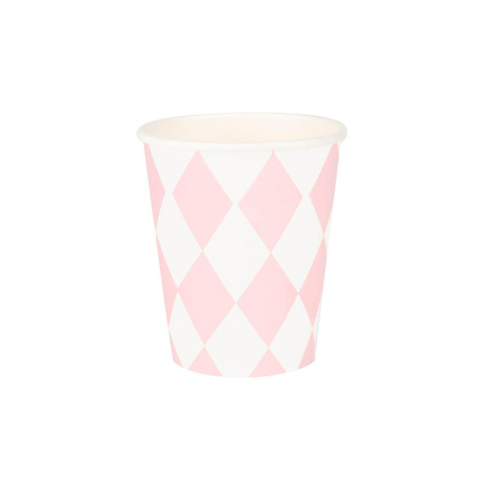 Pink Diamonds Paper Party Cups - bubblegum market