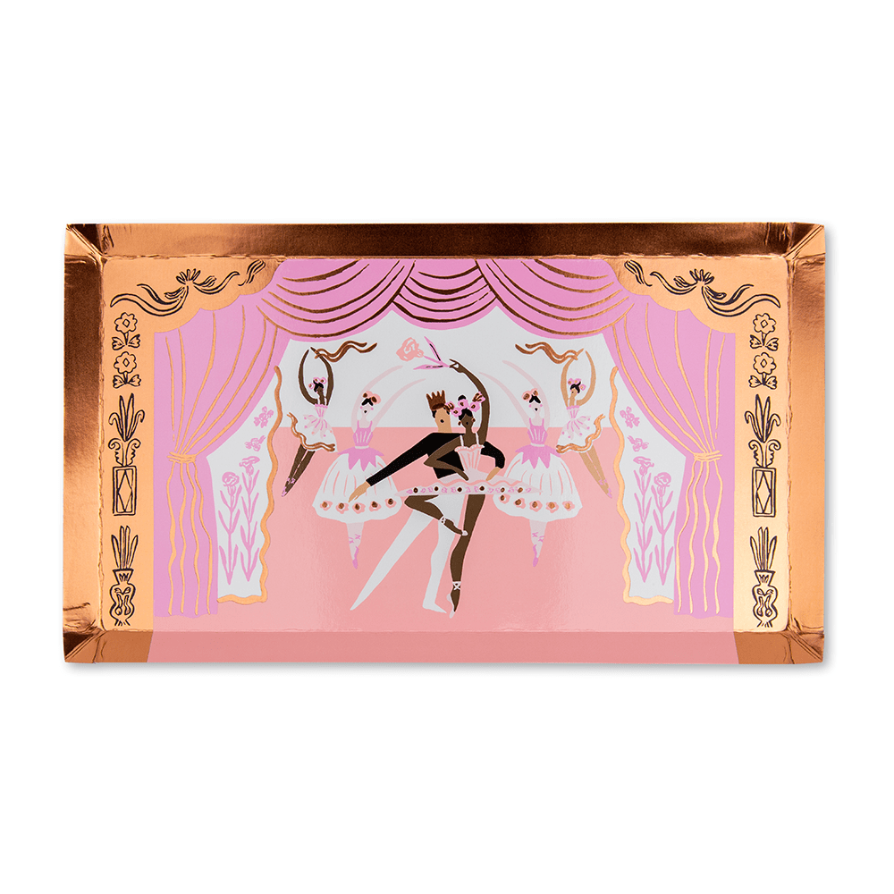 Pirouette Large Ballerina Plates 11" - bubblegum market