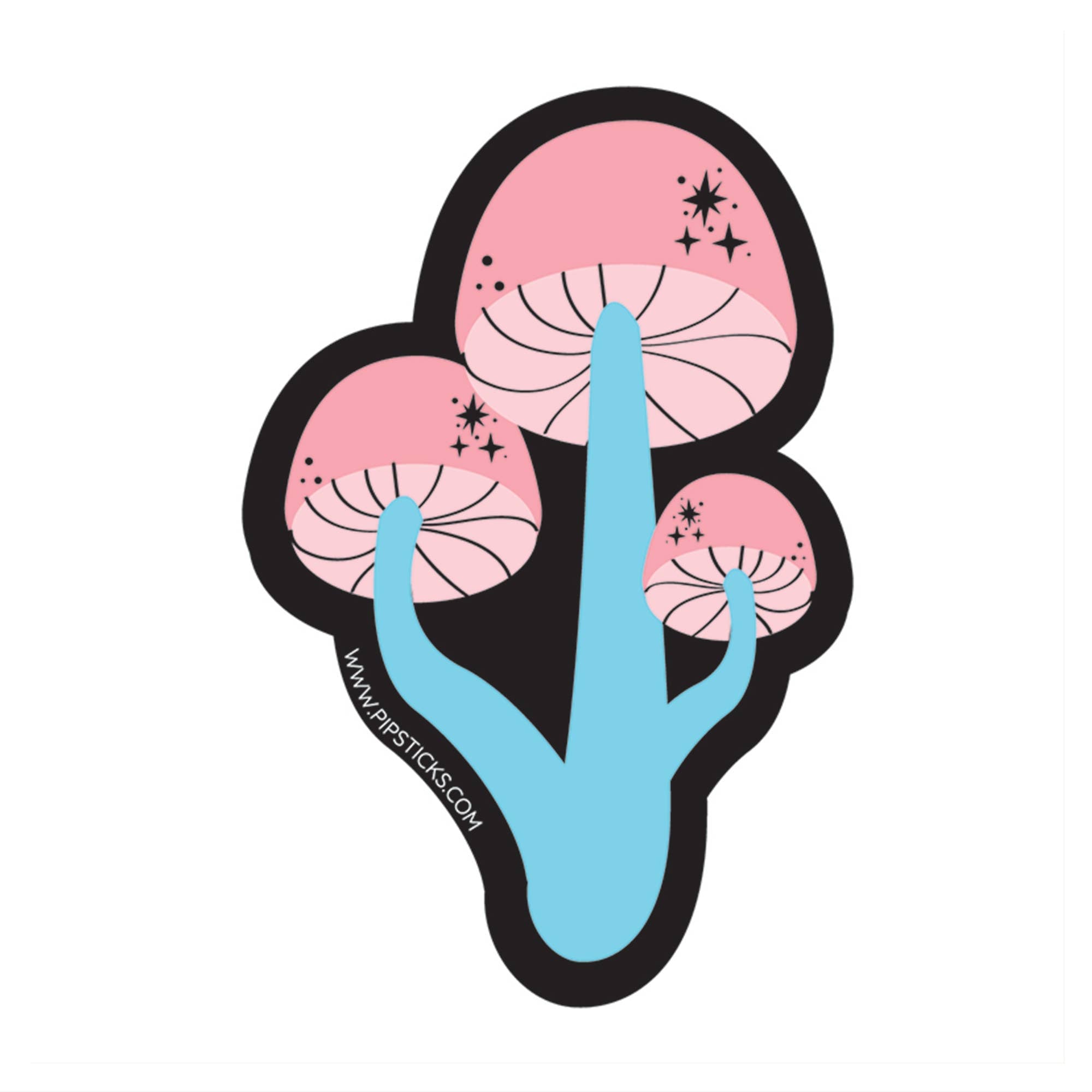 Pixie Caps Vinyl Sticker - bubblegum market