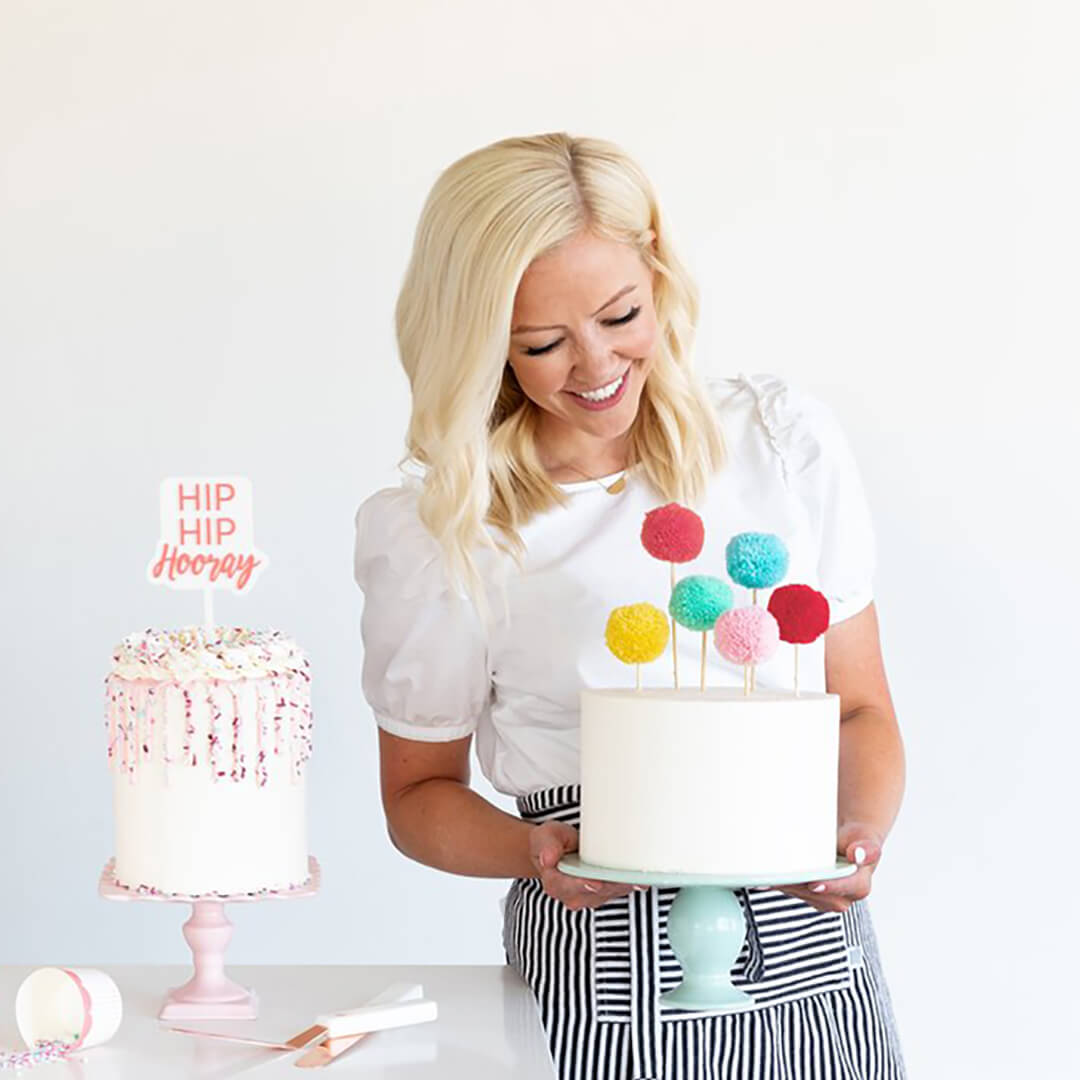 Pom Pom Party Cake Toppers - bubblegum market