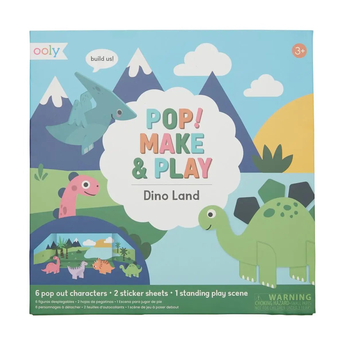 Pop! Make & Play Dino Land - bubblegum market