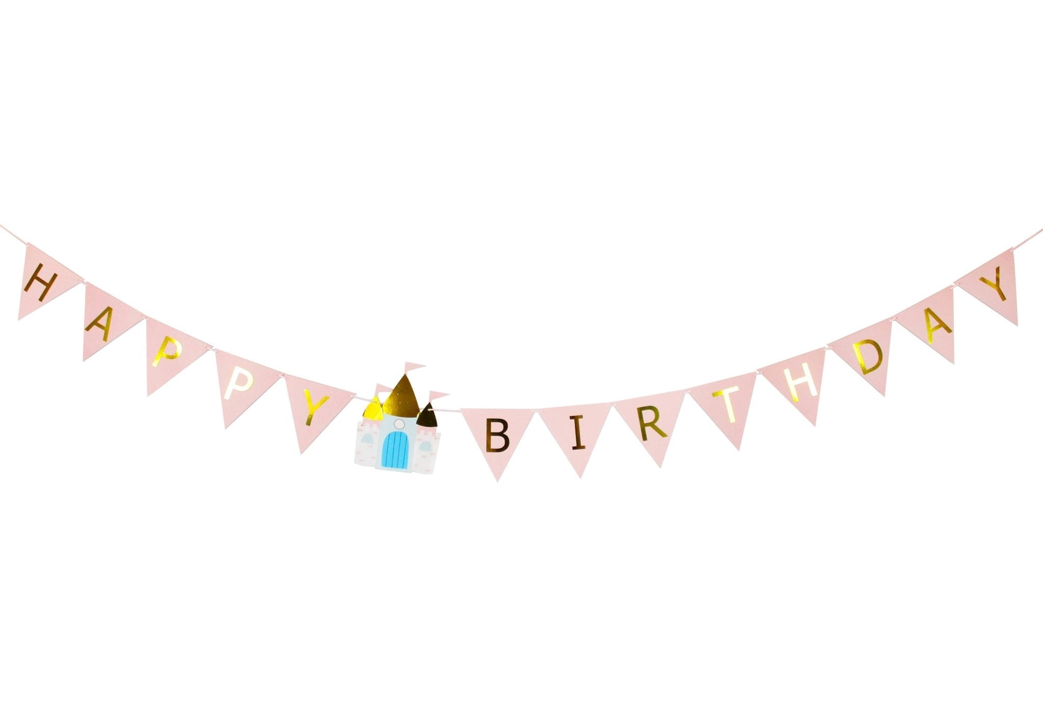 Pretty Princess Birthday Banner - bubblegum market