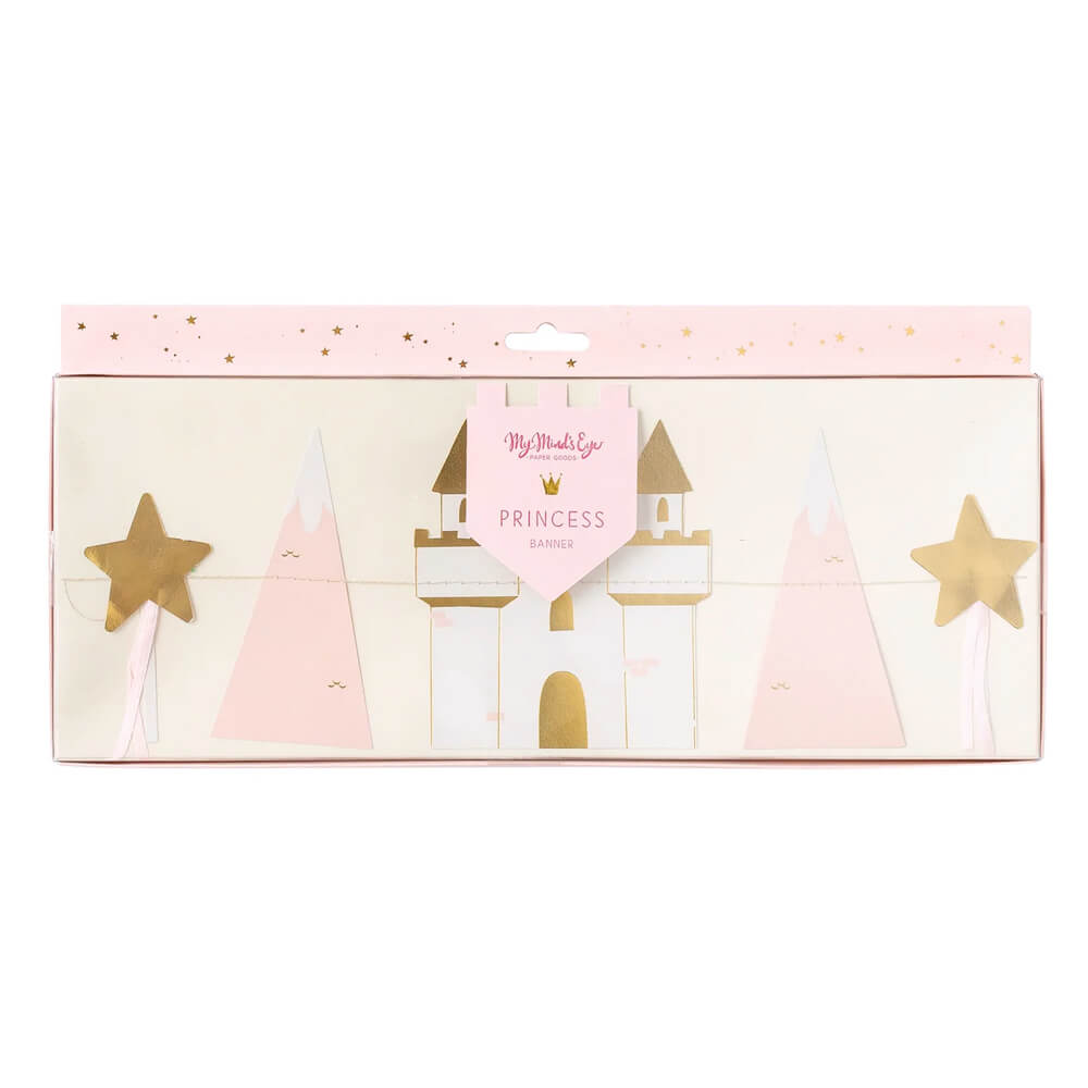 Princess Party Castle Icon Banner - bubblegum market
