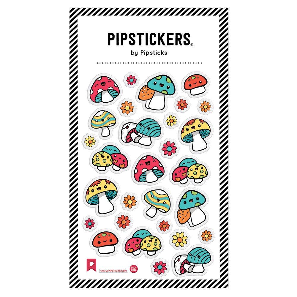 Puffy Fancy Mushrooms Stickers - bubblegum market
