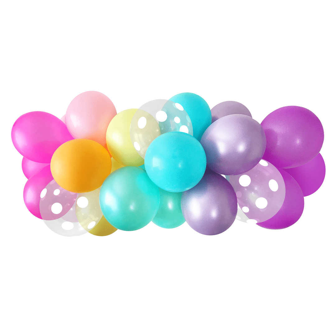 Rainbow Balloon Garland - bubblegum market