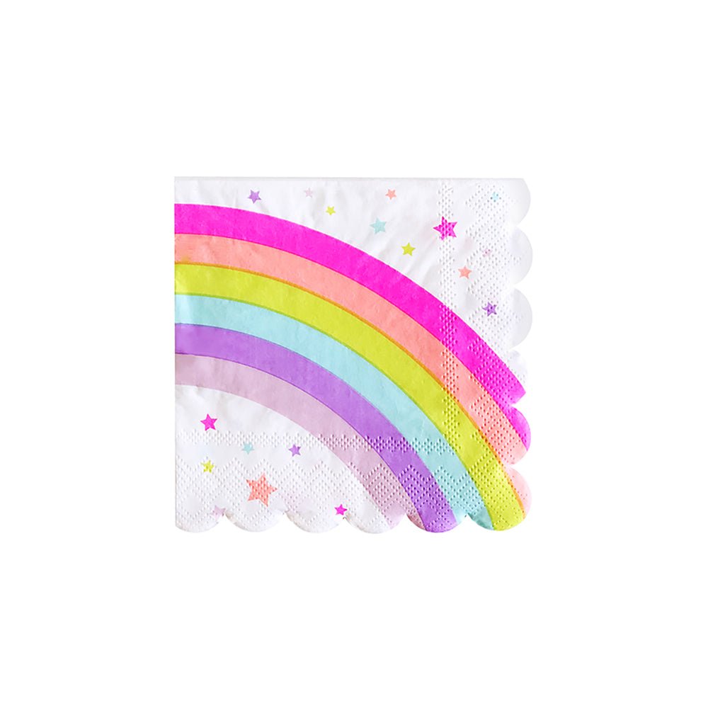 Rainbow Cocktail Napkins (Brights) - bubblegum market