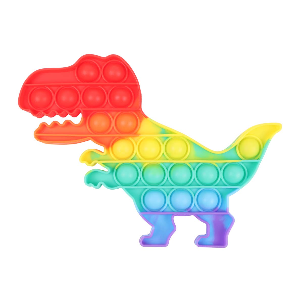 Rainbow Dinosaur Fidget Pop Sensory Toy - bubblegum market
