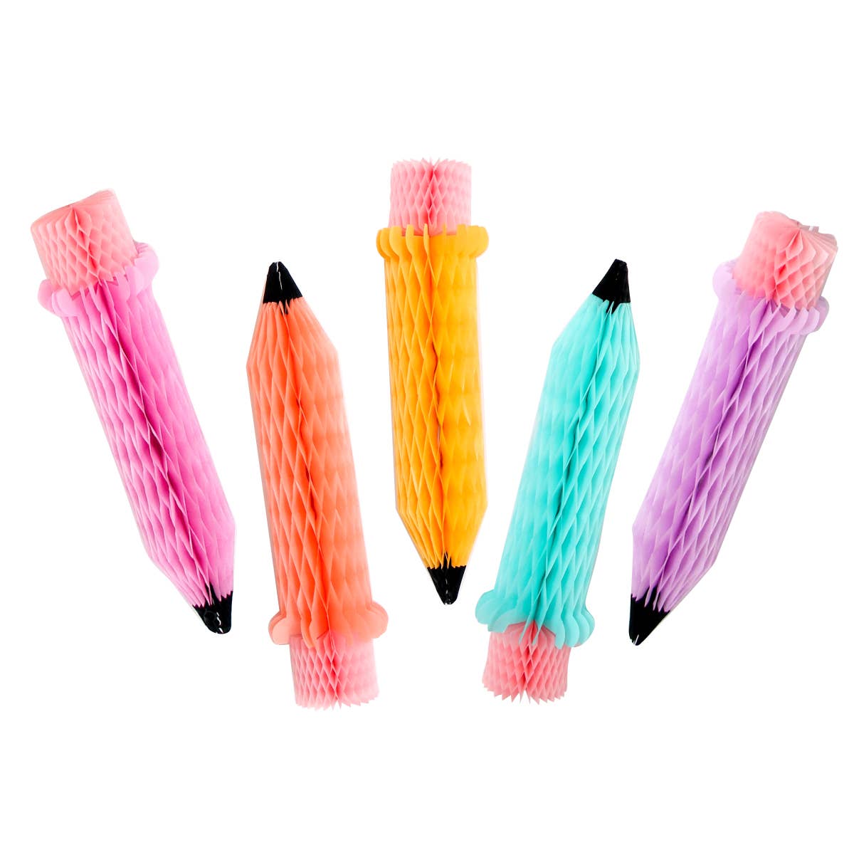 Rainbow Honeycomb Pencils - bubblegum market