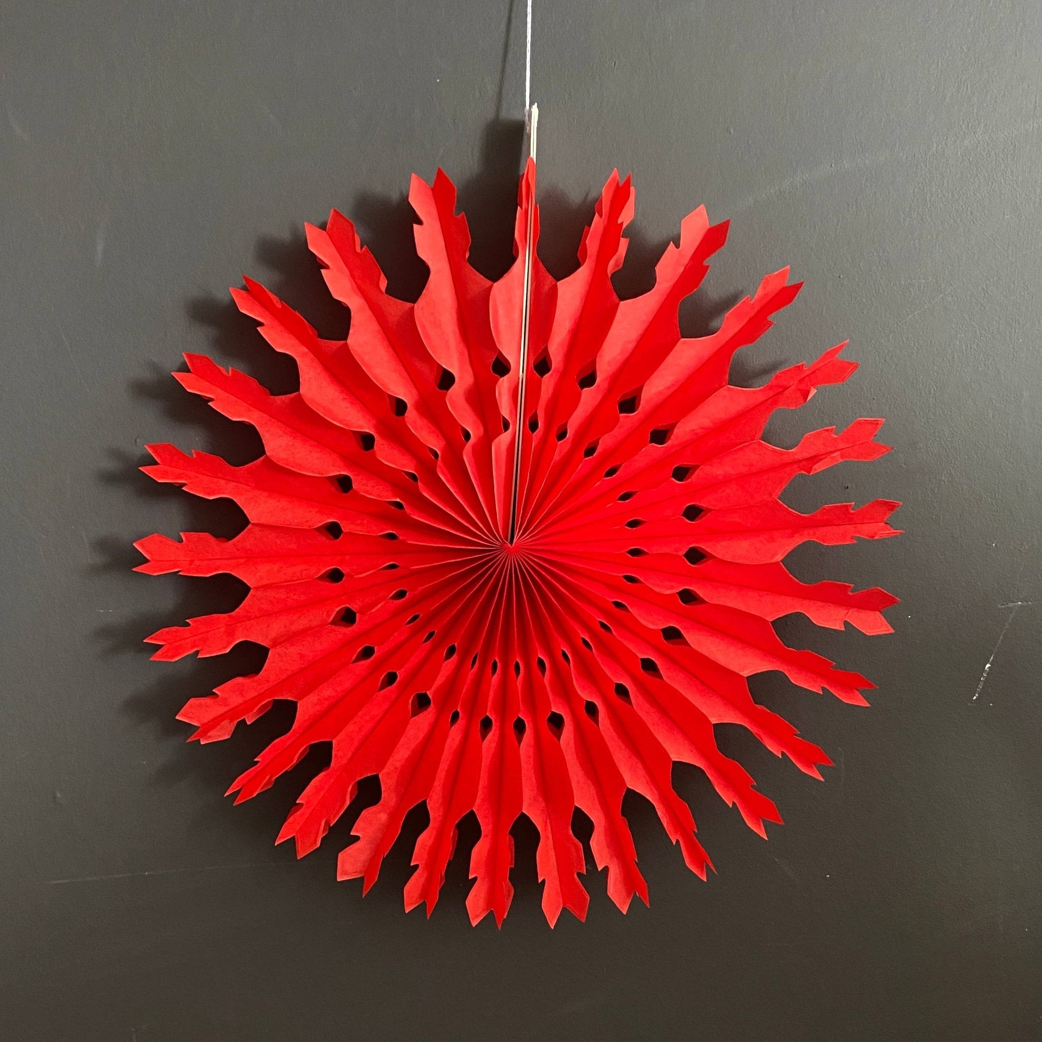 Red Paper Fan 12" - bubblegum market