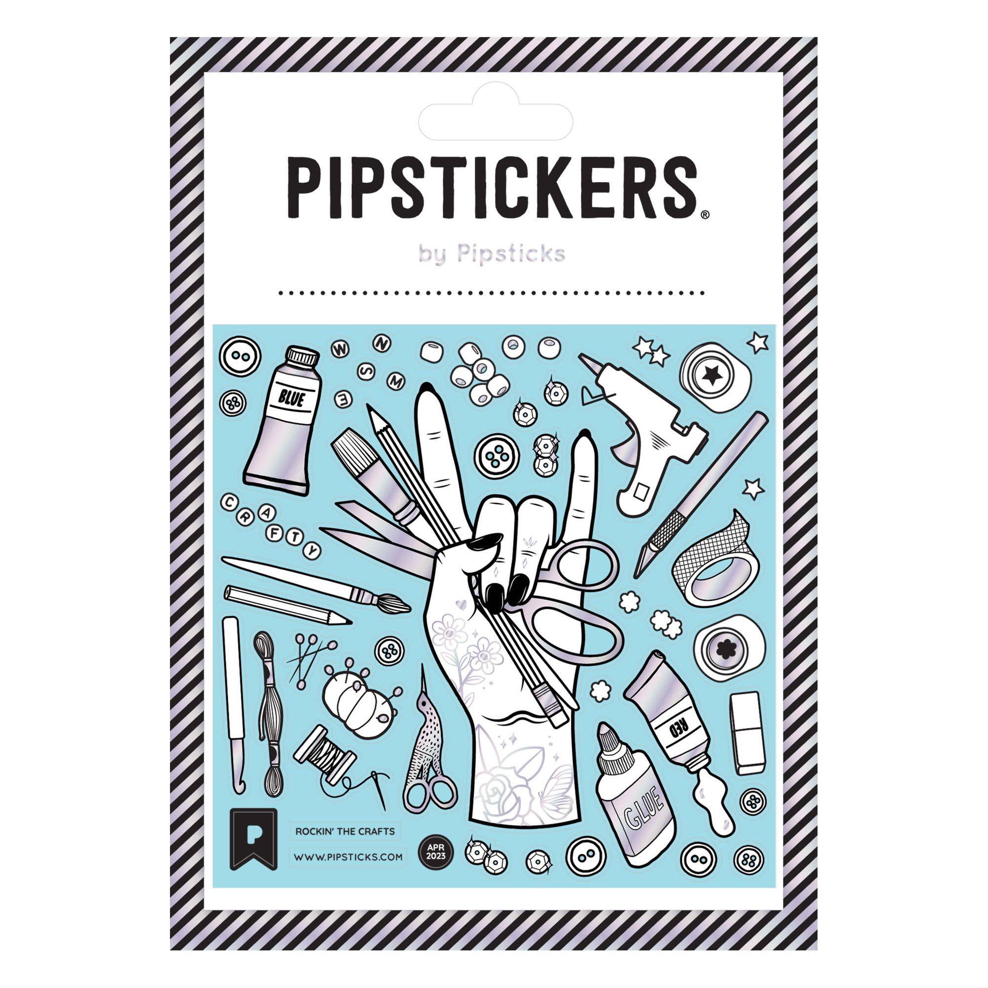 Rockin' The Crafts Stickers - bubblegum market