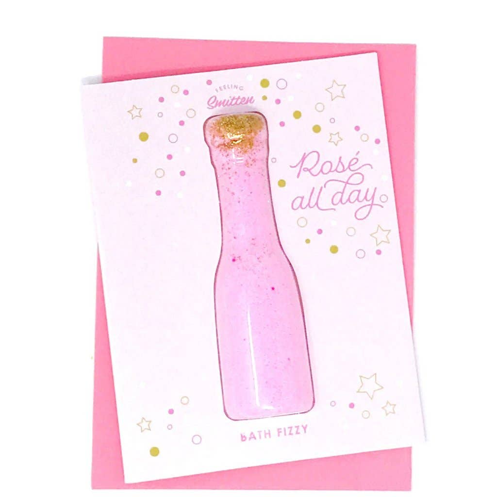 Rose All Day Bath Bomb Card - bubblegum market