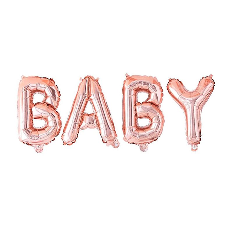 Rose Gold BABY Shower Balloon Bunting - bubblegum market