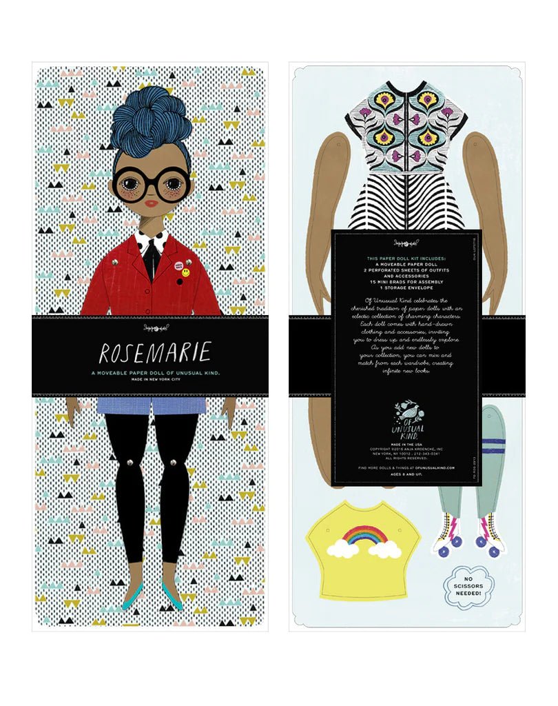 Rosemarie Paper Doll Kit - bubblegum market
